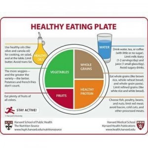 Healthy eating plate Harvard